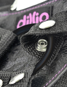 Dillio - 6" Strap-On Harness Set - Pink