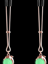 Load image into Gallery viewer, Bound - Nipple Clamps - Glowing Dolphin - Rose Gold