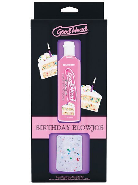 GoodHead - Birthday Blowjob Kit - Flavored Lube & Stroker - divasdenau