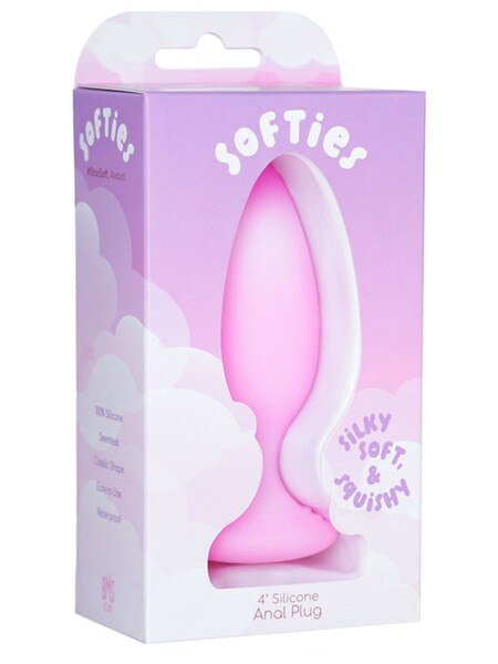 Softies - Dual Layer Anal Plug - Pink - divasdenau