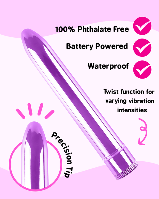 Diva's Den - Chrome Violet - Classic Multi-Speed Bullet - divasdenau