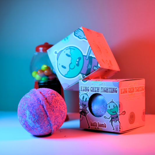 Wick’ety Wack - Kung-Chew Bubblegum Bath Bomb - divasdenau