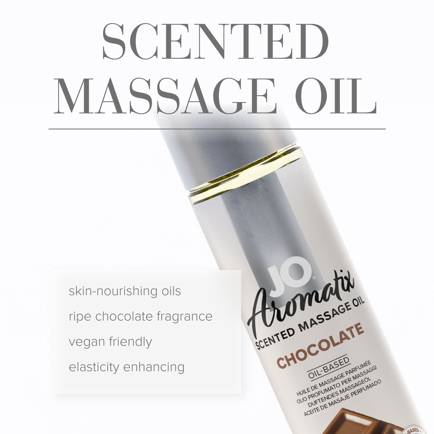 JO - Aromatix Scented Massage Oil Chocolate - 120mL - divasdenau