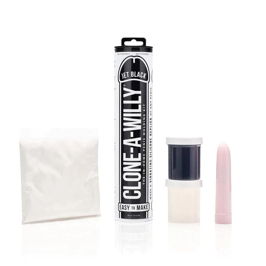 Clone-A-Willy - Vibrating Penis Cloning Kit - Jet Black - divasdenau