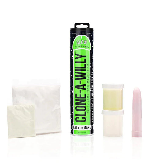 Clone-A-Willy - Glowing Vibrating Penis Cloning Kit - Green - divasdenau