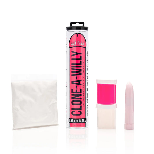 Clone-A-Willy - Vibrating Penis Cloning Kit - Hot Pink - divasdenau