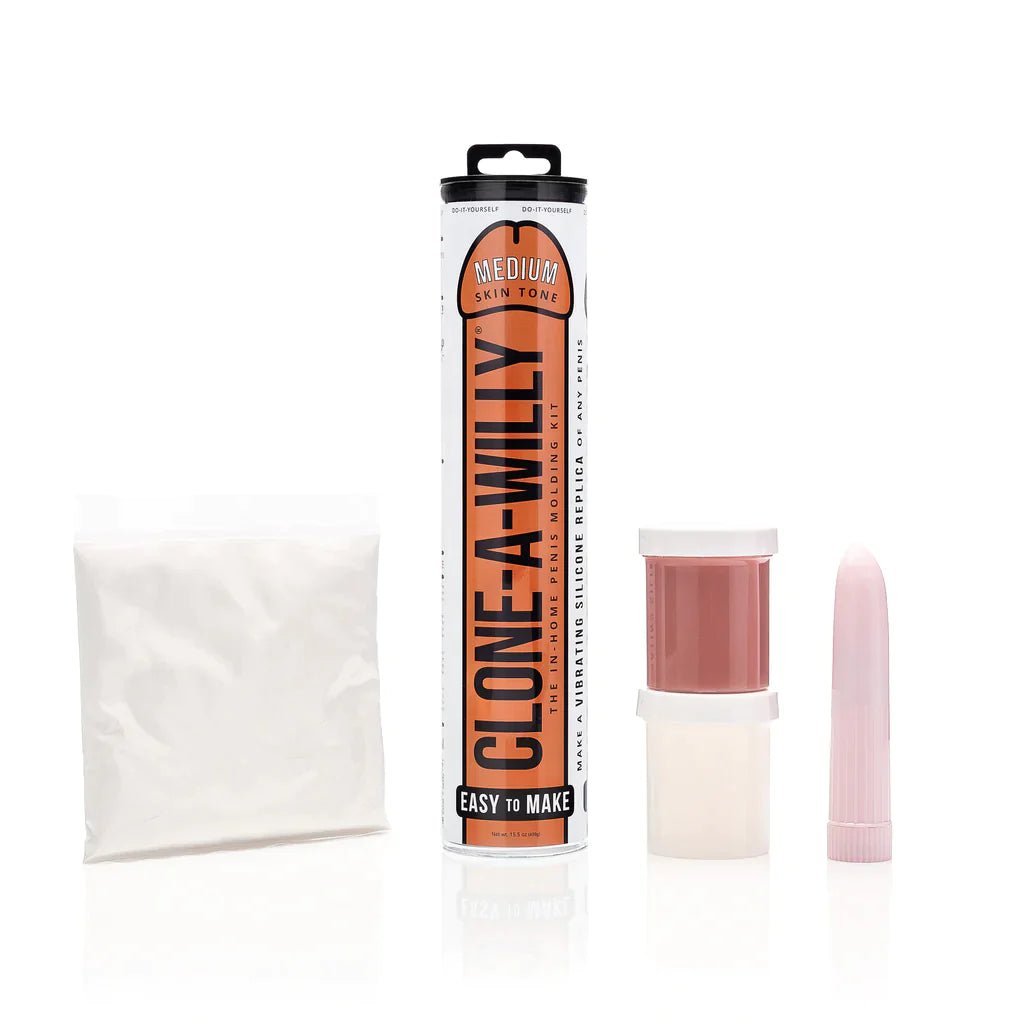 Clone-A-Willy - Vibrating Penis Cloning Kit - Tan - divasdenau