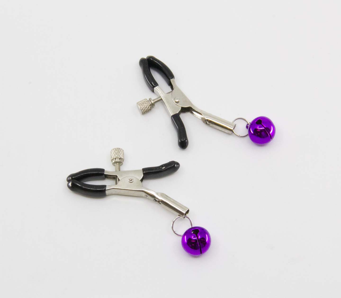 Bell Nipple Clamps - Purple - divasdenau