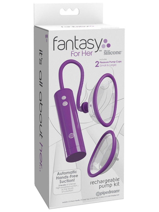 Fantasy For Her - Pleasure Pump Kit - Rechargeable - divasdenau