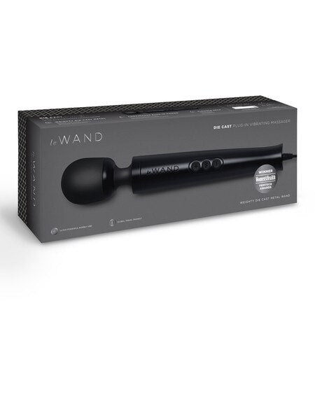 Le Wand - Die Cast Plug In Wand - Black - divasdenau