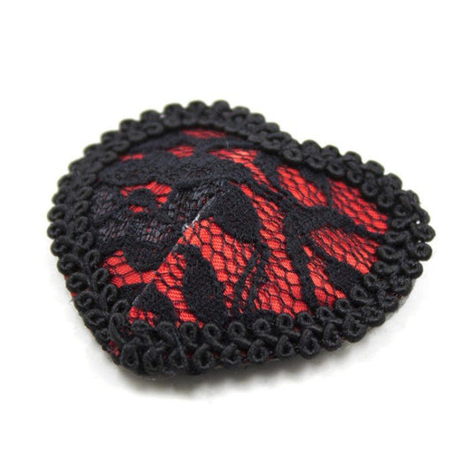 Heart Shape Lace Nipple Sticker - divasdenau