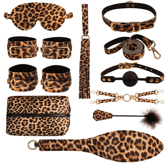 Leopard Bondage Kit with Storage Bag - divasdenau