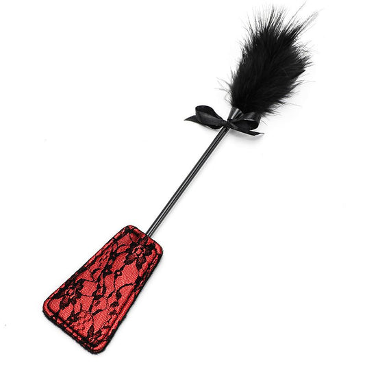 Lace Tickler Paddle - Red / Purple - divasdenau