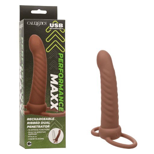 Performance Maxx - Rechargeable Dual Penetrator - Ribbed - divasdenau
