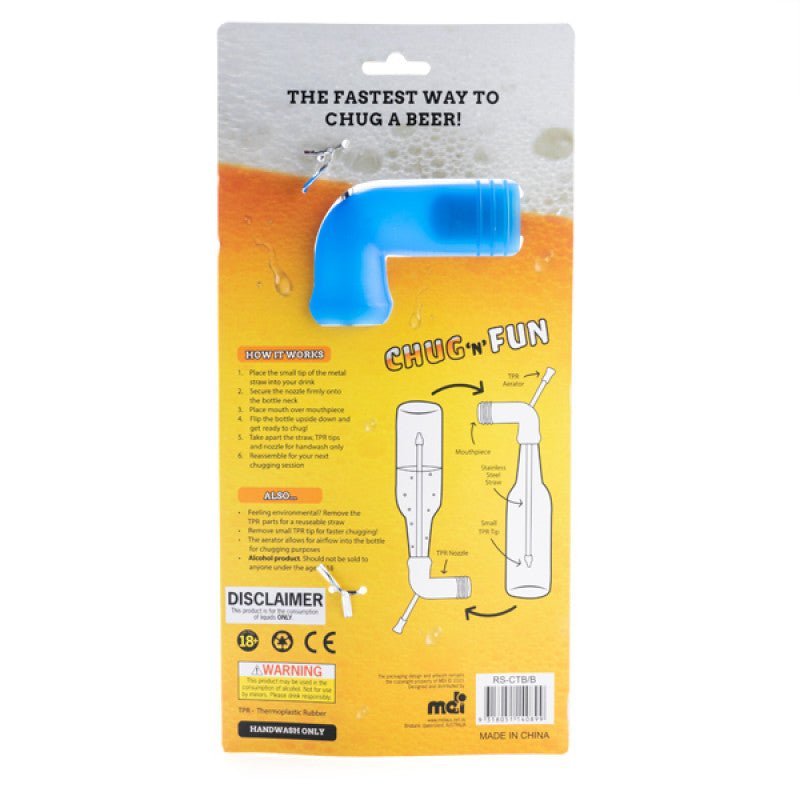 Chug 'n' Fun - Beer Funnel - Blue - divasdenau