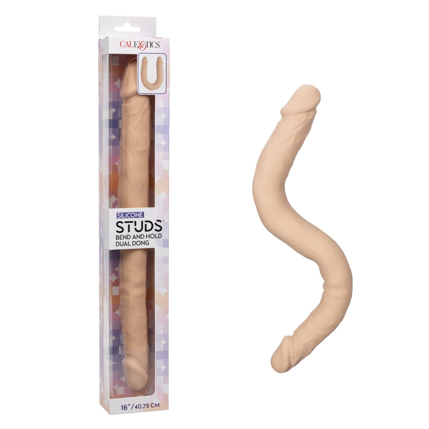 Silicone Studs® Bend and Hold Double Ended 16” - Ivory - divasdenau