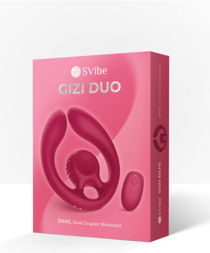SVibe - Gizi - Duo Couples Stimulator - Burgundy - divasdenau