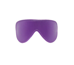 Berlin Baby - Faux Leather Blindfold with Faux Fur Lining - Purple