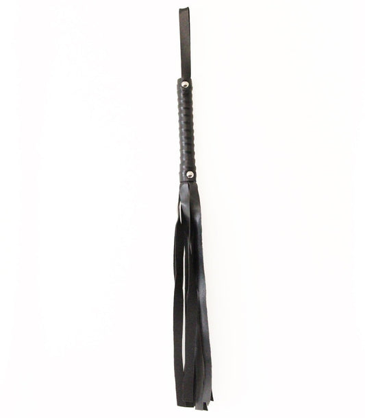 Berlin Baby - PU Leather Whip with Wrist Strap - Black - divasdenau