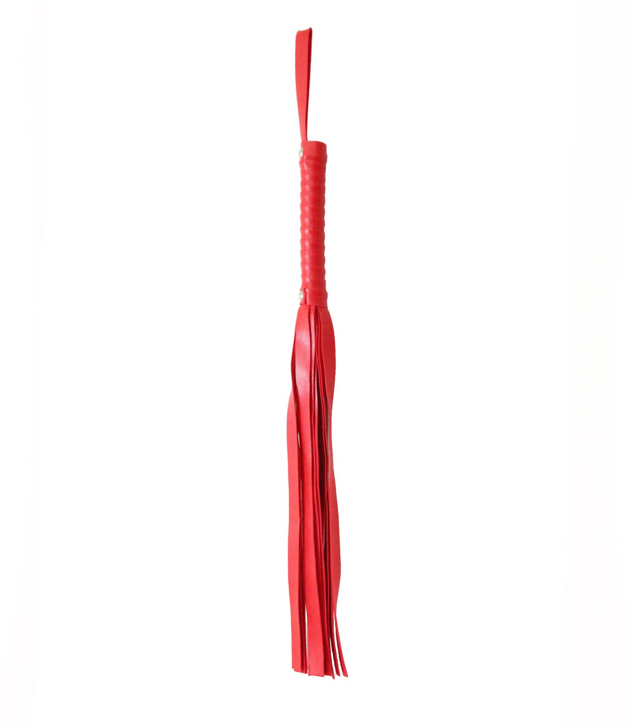 Berlin Baby - PU Leather Whip with Wrist Strap - Red - divasdenau