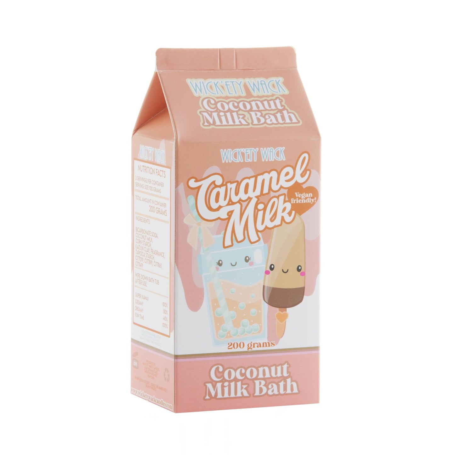 Wick’ety Wack - Coconut Bath Milk: Caramel Milk - divasdenau