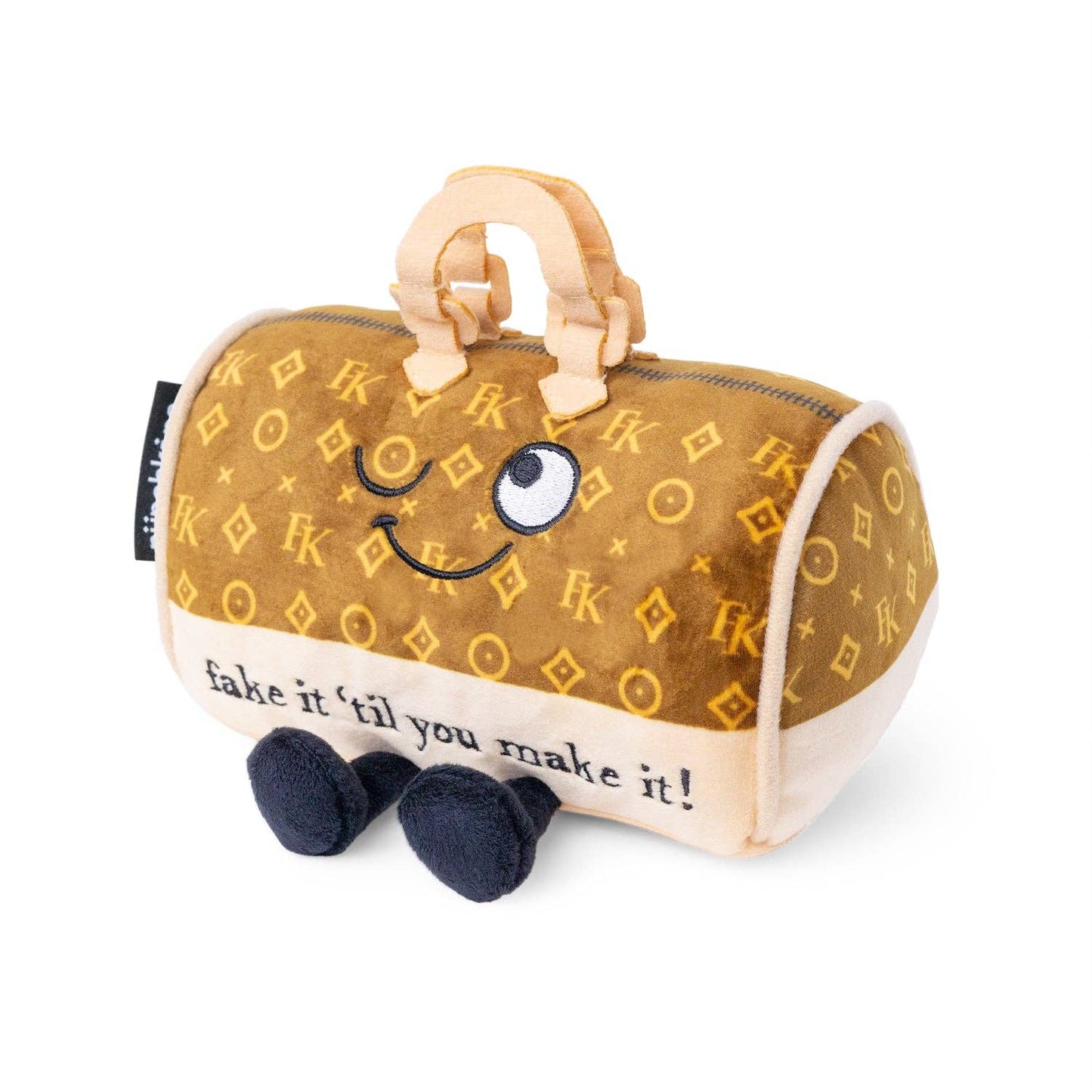 "Fake It Til You Make It" Plush Handbag - divasdenau