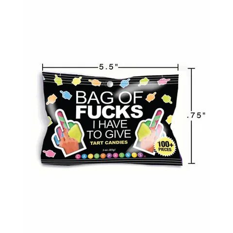 Bag Of Fucks I Have To Give - Tart Candies - divasdenau