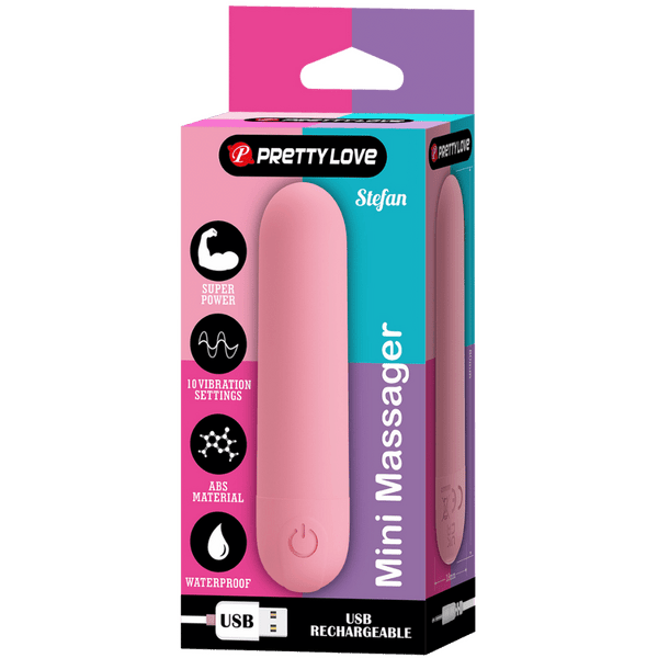 Pretty Love - Mini Massager Bullet Vibe - Light Pink - divasdenau