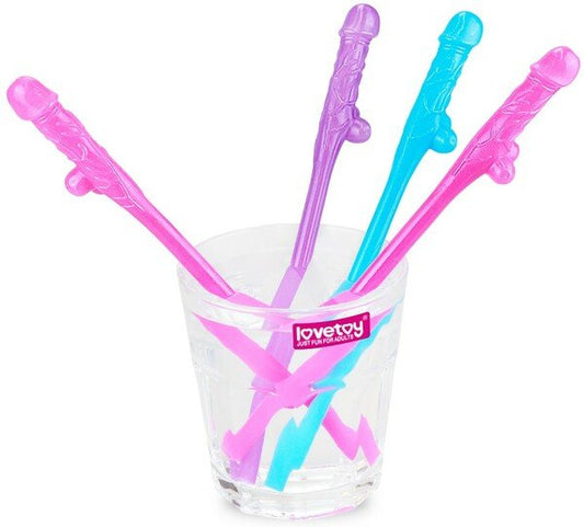 Willy Straws - Pink/Purple/Blue - 9 Pack - divasdenau