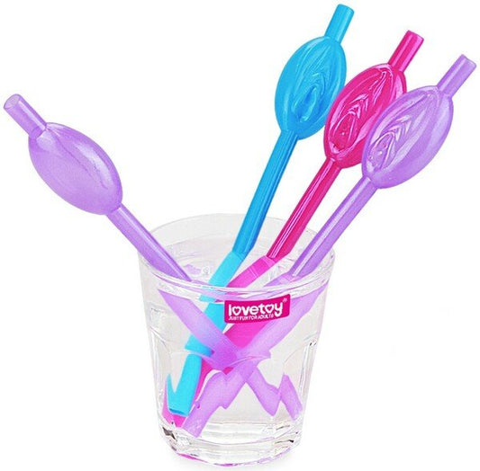 Pussy Straws - Pink/Purple/Blue - 9 Pack - divasdenau