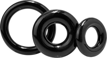 Screaming O - RingO - x3 - Black - divasdenau