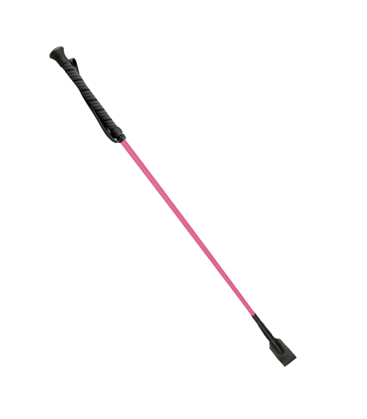 Classic Crop with Wrist Strap & Textured Grip - Pink - divasdenau