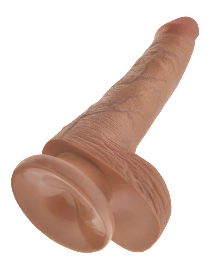 King Cock - 6" Cock with Balls - divasdenau