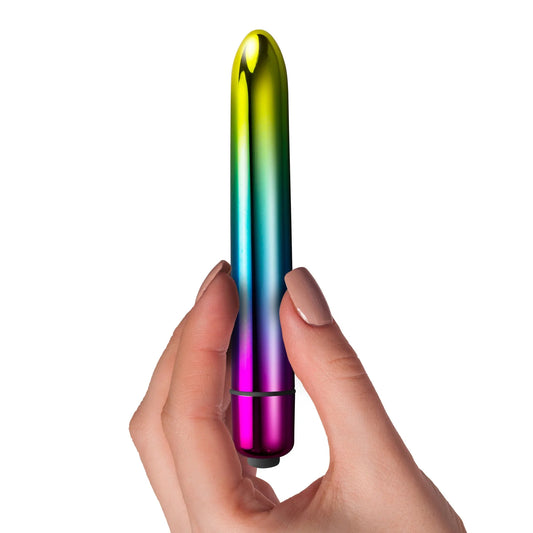 Rocks Off - 140mm Rainbow Vibrating Bullet - 10 Speeds - divasdenau
