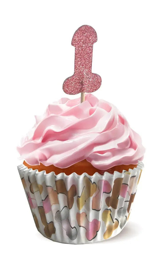 Glitterati - Penis Party Cupcake Set - divasdenau
