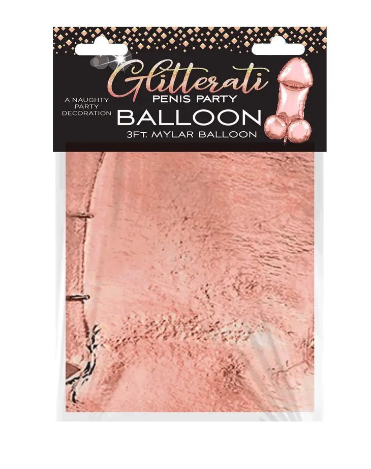 Glitterati - Penis Party Balloon 90cm Mylar - divasdenau