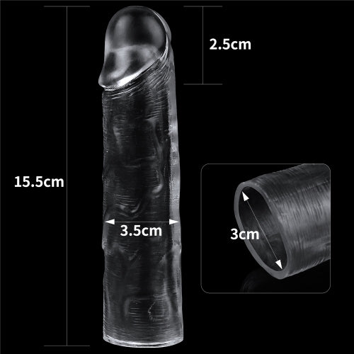 Flawless Clear - Penis Sleeve +1'' - divasdenau
