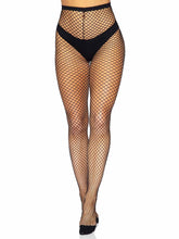 Load image into Gallery viewer, LA Bette Fishnet Tights - Black