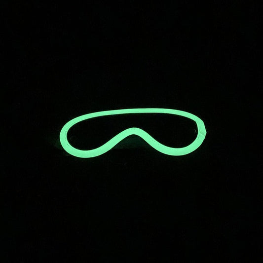 Glow in the Dark Faux Leather Blindfold - divasdenau
