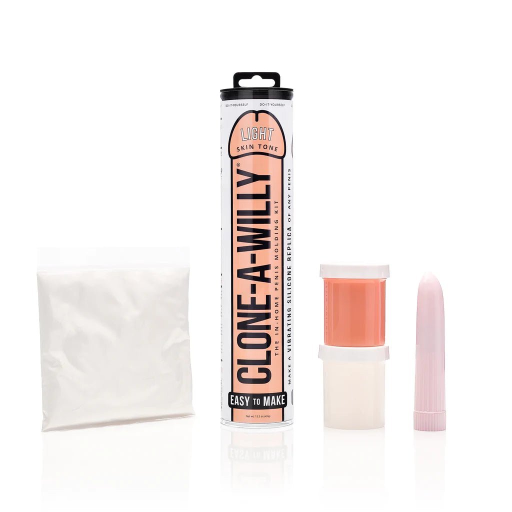 Clone-A-Willy - Vibrating Penis Cloning Kit - Flesh - divasdenau