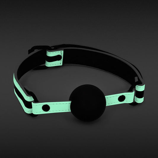 GLO - Bondage Ball Gag - Green - divasdenau