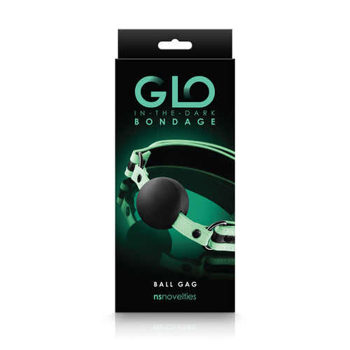 GLO Bondage Ball Gag - Green
