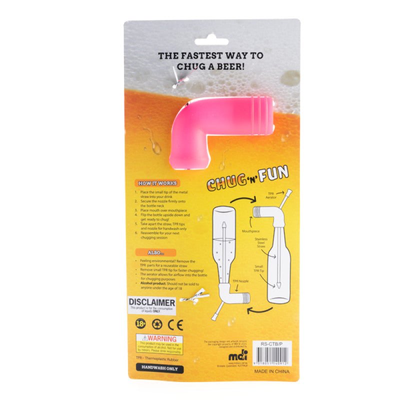 Chug 'n' Fun - Beer Funnel - Pink - divasdenau