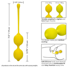 Load image into Gallery viewer, Kegel Training Set - Lemon