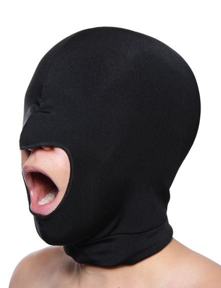 Open Mouth Blow Hole Spandex Hood - divasdenau