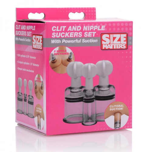Clitoral & Nipple Sucker Set - 3 Pack
