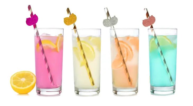 Glitterati - Boobie Party & Glittering Tall Party Straws - divasdenau