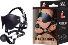 Load image into Gallery viewer, Eye Mask Harness With Ball Gag