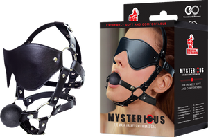 Eye Mask Harness With Ball Gag