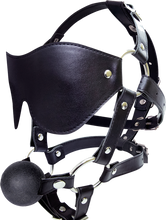 Load image into Gallery viewer, Eye Mask Harness With Ball Gag